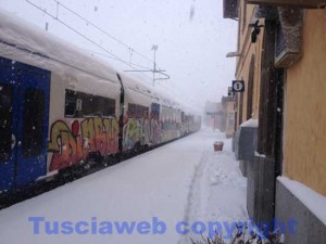 Viterbo sotto la neve