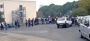 Acquapendente - Sciopero degli studenti dell'istituto L. da Vinci