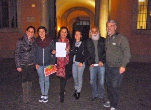 La consegna della sfiducia in prefettura