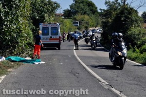 Ancora un incidente mortale sulle strade della Tuscia