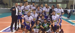 Sport - Pallavolo - Il Tuscania volley dopo la vittoria su Cantù