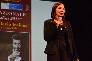 Ronciglione - Tiziana Mascagna durante la cerimonia del premio Ettore Petrolini