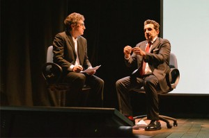 Ronciglione - Flavio Insinna durante la cerimonia del premio Ettore Petrolini