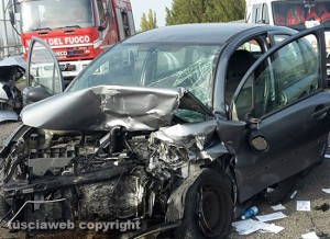 L'incidente sulla Cassia Sud
