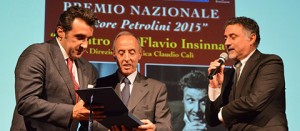 Ronciglione - La consegna del premio Ettore Petrolini a Flavio Insinna