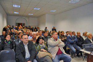 Il pubblico alla conferenza al Chiarone