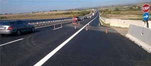 Tarquinia - I lavori sull'autostrada Tirrenica