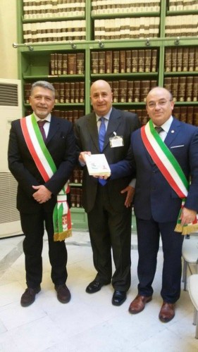 Ciccioli alla presentazione del libro