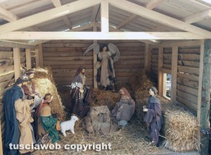 Viterbo - Il presepe a piazza del Comune