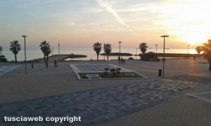 Tramonto a Marina di Civitavecchia