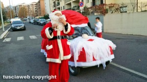 Viterbo - Babbo Natale a S. Maria dell'Elce