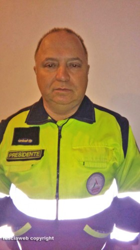 Roberto Tisbi, presidente della protezione civile dell'associazione Tuscia Viterbo