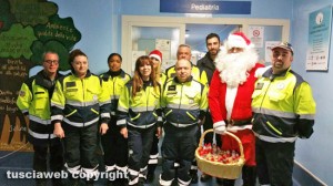 I volontari della protezione civile dell'associazione Tuscia Viterbo
