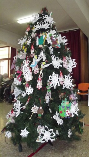 Montefiascone - L'albero di Natale a Villa Serena