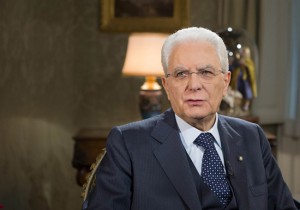 Il presidente della Repubblica Sergio Mattarella