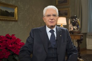 Il presidente della Repubblica Sergio Mattarella