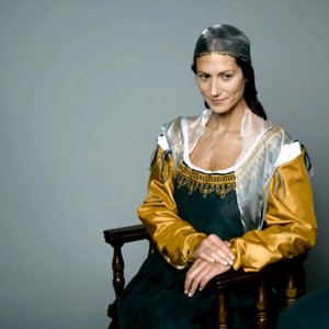 L’attrice Eleonora Siro, interpreta la giovane Monna Lisa
