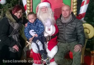 Natale a Montecatini Terme - Noi tre alla casa di babbo natale - Foto inviata da Emanuele Biancini