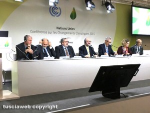 Parigi - Riccardo Valentini alla conferenza sui cambiamenti climatici