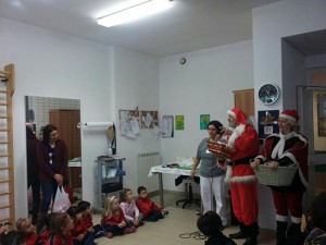 I festeggiamenti alla casa di riposo di Ronciglione