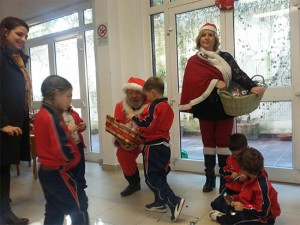 I festeggiamenti alla casa di riposo di Ronciglione