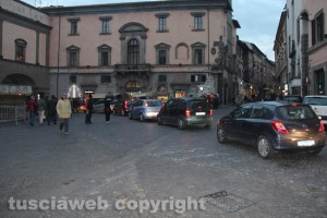 Viterbo - Ingorgo in centro