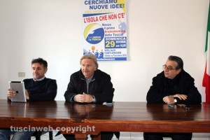 Fondazione: da sinistra Santucci, Barbieri e Talotta