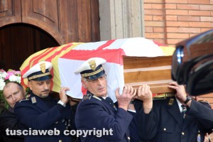 Viterbo - I funerali di Simona Cuccagna