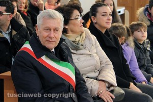 Viterbo - Il sindaco Michelini, il prefetto Piermatti e il vice-sindaco Ciambella alla "Giornata provinciale del ringraziamento"