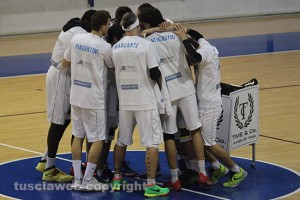 Sport - Basket - Stella azzurra - La squadra prima di un match