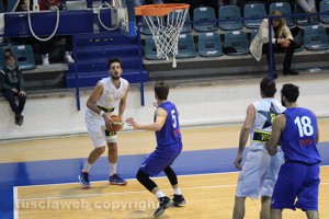 Sport - Basket - Stella azzurra - Riccardo Rovere durante il match contro l'Eurobasket
