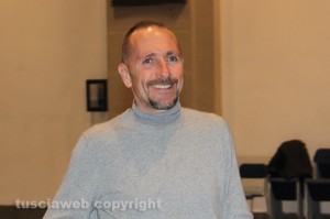 Sport - Calcio - Viterbese - Federico Nofri durante la cena all'oratorio Grandori