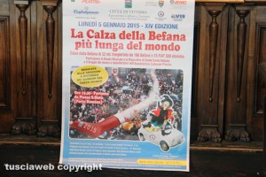 La calza della Befana più lunga del mondo