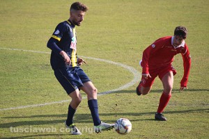 Sport - Calcio - Viterbese - Salvatore Santeramo durante il match contro l'Orvietana