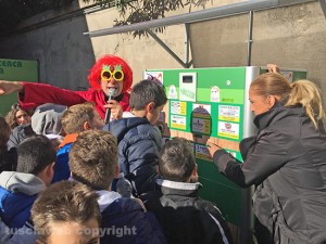 L'inaugurazione dell'ecocompattatore
