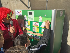 L'inaugurazione dell'ecocompattatore