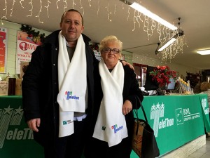 Gara di nuoto di Natale alla Larus - I consiglieri Grancini e Bizzarri