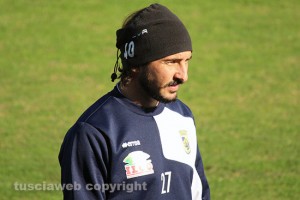 Sport - Calcio - Viterbese - Vittorio Bernardo durante l'allenamento di ieri
