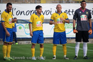 Sport - Calcio - Viterbese - Da sinistra: Nuvoli, Ansini, Fè e Pini