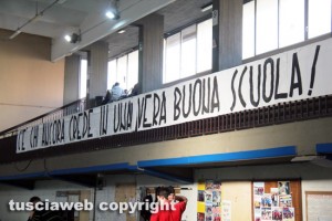 Viterbo - Buona Scuola - Il Paolo Savi occupato