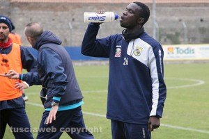 Sport - Calcio - Viterbese - Mbaye Khalifa Babacar durante l'allenamento di ieri