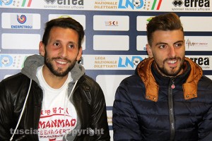 Sport - Calcio - Viterbese - I due rinforzi Michele Boldrini e Salvatore Santeramo