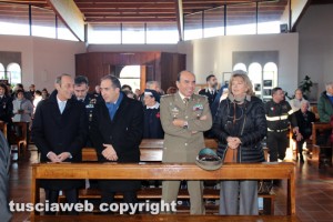 Viterbo - I vigili del fuoco festeggiano santa Barbara - Le autorità