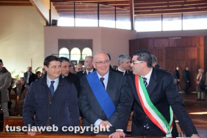 Viterbo - I vigili del fuoco festeggiano santa Barbara - Le autorità