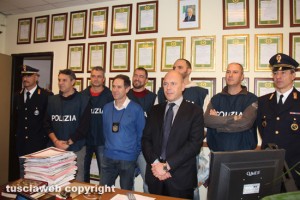 Viterbo - Gli agenti della mobile