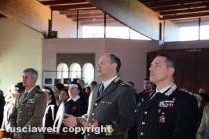 Viterbo - I vigili del fuoco festeggiano santa Barbara - Il comandante Giuseppe Paduano
