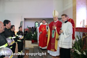 Viterbo - I vigili del fuoco festeggiano santa Barbara