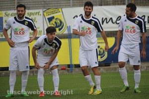 Sport - Calcio - Viterbese - Da sinistra: Dalmazzi, Pandolfi, Selvatico e Nuvoli