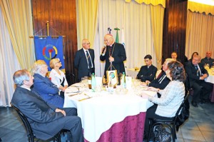 Panathlon club - Premiazione atleta dell'anno - Il vescovo Fumagalli