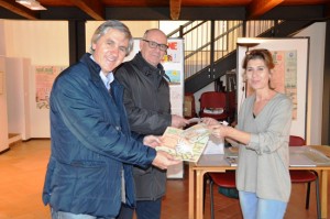 L'assessore Celli, il sindaco Mazzola e la professoressa Angeletti